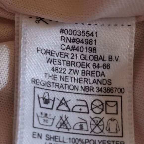 Forever 21 Womens Midi Skirt Beige Flowy Small - Picture 10 of 15